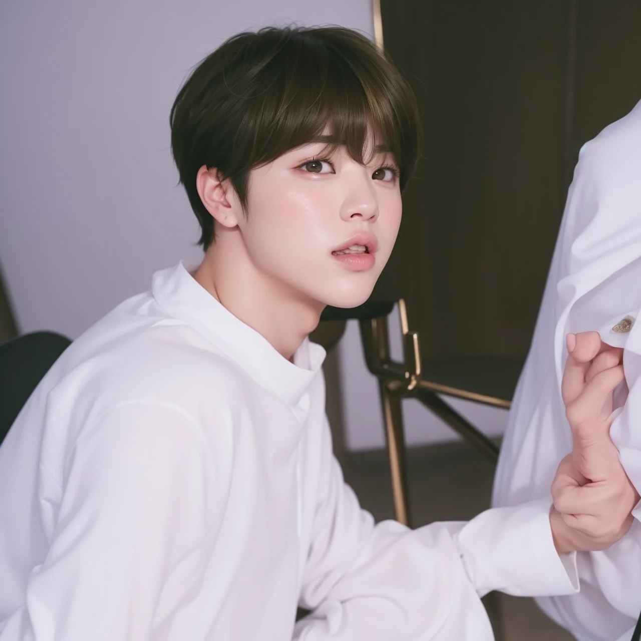 jimin, park jimin, cute face, white skin, blonde hair, cute lips, jimin