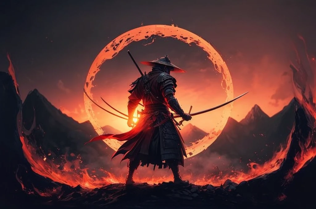 Place this samurai in an apocalyptic scenario