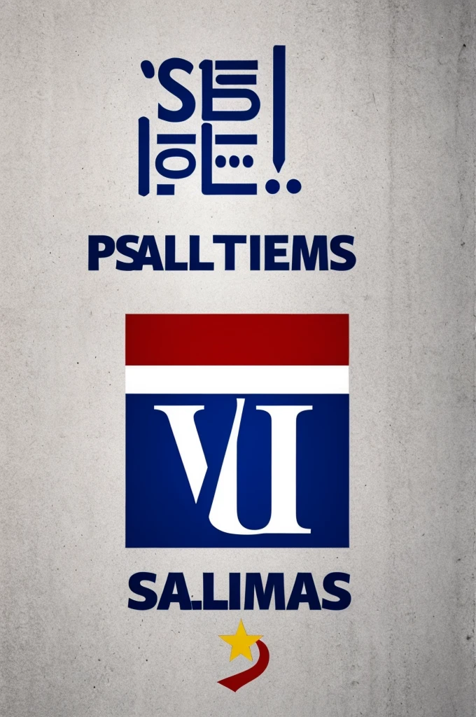 Create a political logo that says popular Salteñas 