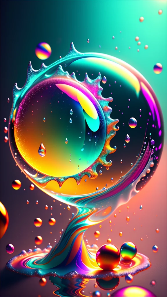 Art by Alberto Severo, Agregar muchos efectos de Dripping y splash multicolores) ,Arafed image of a glowing sphere with water splashing, ball brillante, Colorful Octane Rendering, Crystal Ball, Plasma Balloon, Crystal Ball, Cinema 4D Rendering Color, Magical glowing sphere floating in the air, ball de vidrio, Translucent sphere, ball brillante, ball, Particles of light, AMOLED Wallpapers, Brillante Neon Vray, Greg Rutkowski. Octane Rendering (Art by Alberto Severo,Hay una bola de colores flotando y salpicando agua muchas splash y Dripping muticolores, Super Rendered Octane Render, Rendered in Cinema 4D, Rendered with Cinema4D, Made with Octane Render, Colorful Octane Rendering, Rendering with Octane Rendering, Global Illumination. Visual Effects, Octane Rendering 32K Rendering, Rendered with Cinema 4D Octane, Incredible Octane Rendering, Realistic Octane Rendering Close-up fantasy with water magic, motion, splash, Dripping, (Close-up view ) , Cinematography Lighting, Colorful LED light effect underwater in a swimming pool, splash multicolores, Dripping multicolores, Art by Alberto Seveso, , Ultra-high resolution, Not blurry, texture, 3d, Movie Scenery