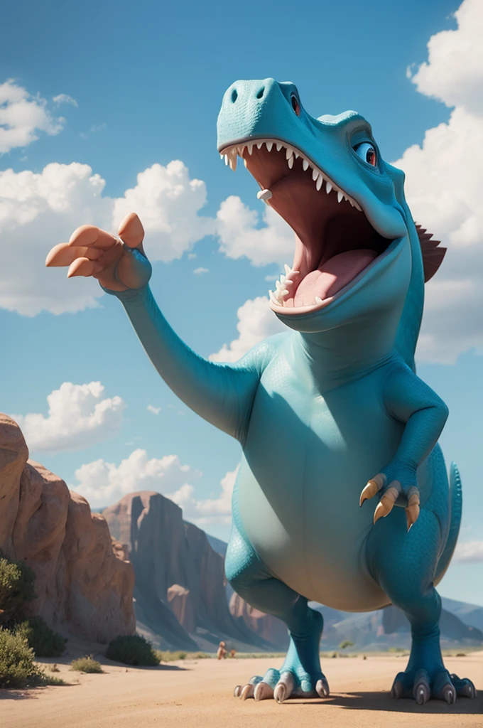 Create Disney pixar, dinosaur singing