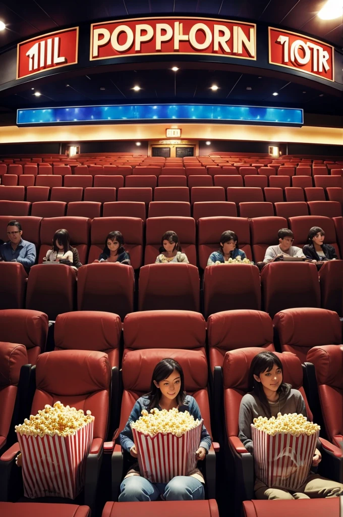 Cinema with naked women