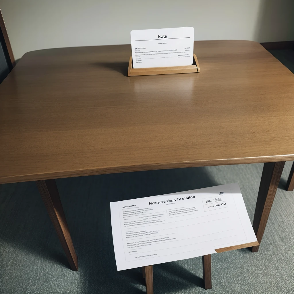 Notice table To send to someone 