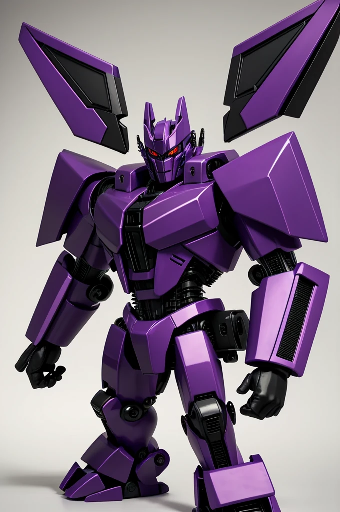 ((Transformer)) ((male)) cute and kawaii ((purple with red eyes)) small
