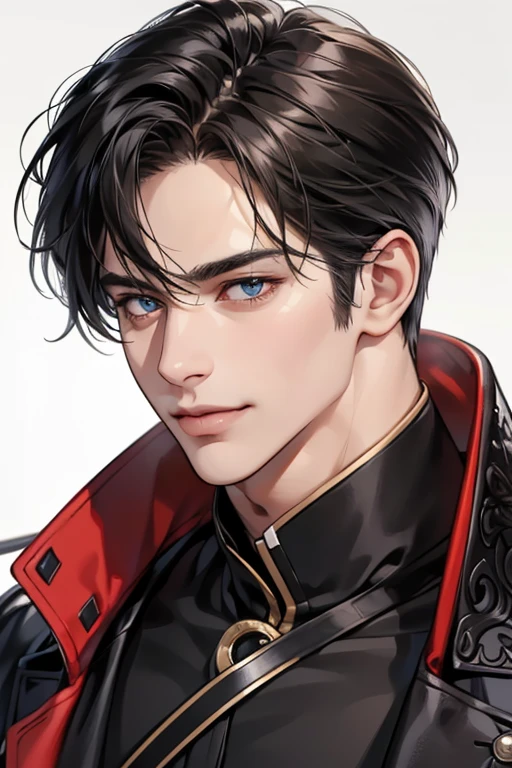 (best quality,4k,8k,highres,masterpiece:1.2),ultra-detailed,(realistic,photorealistic,photo-realistic:1.37),30 year old man,3 day beard,handsome anime,portraits,strong,masculine,dark hair,sharp jawline,mesmerizing eyes,perfectly styled hair,cool anime outfit,confident expression,vibrant colors,dynamic lighting, CEO and expression smile in love.
