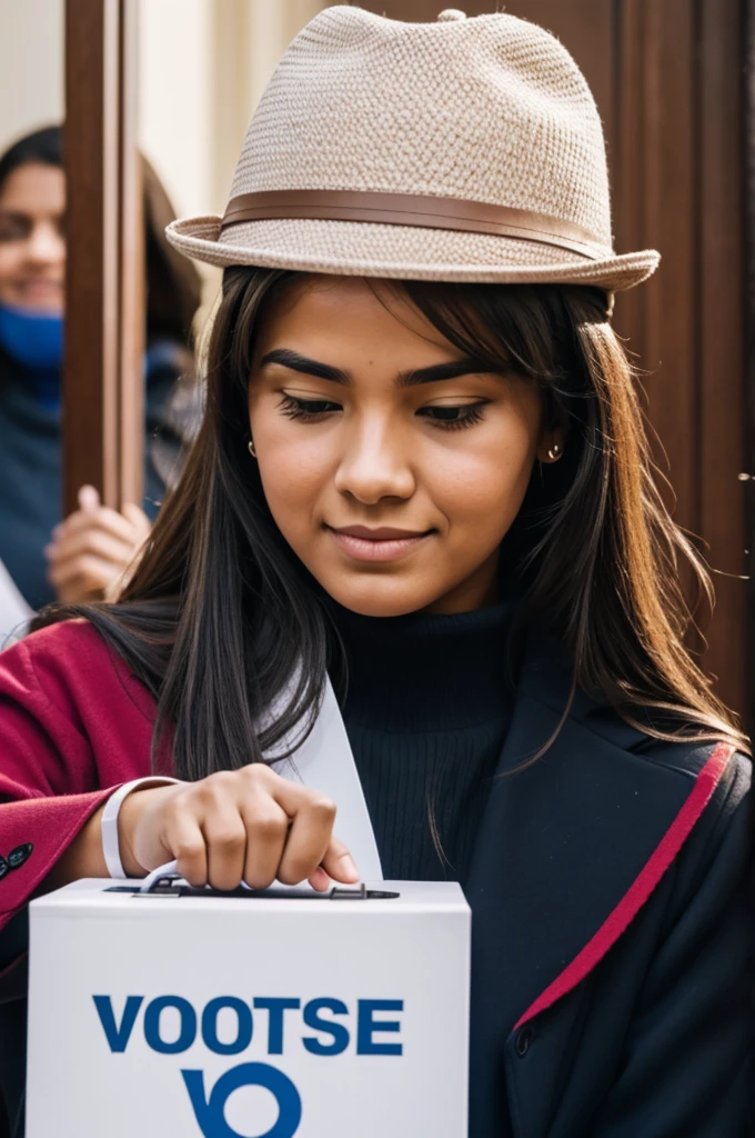 A sister voting from the house to a sister 