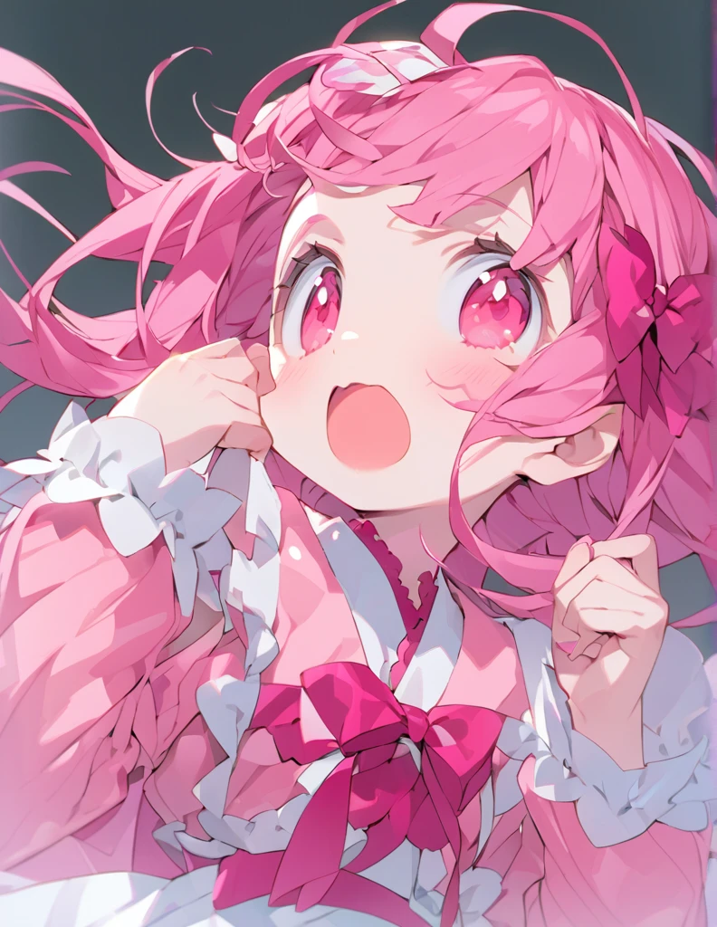 Pink haired loli-baba ジト目