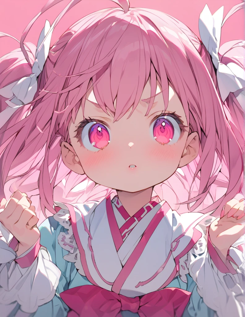 Pink haired loli-baba has a bad personality　masterpiece　
