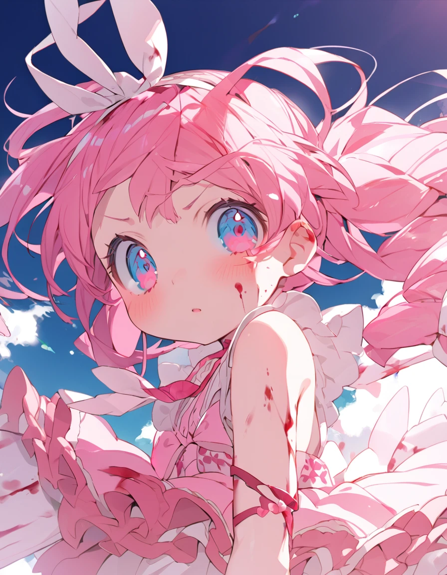 Pink haired -baba has a bad personality masterpiece Bloodstain