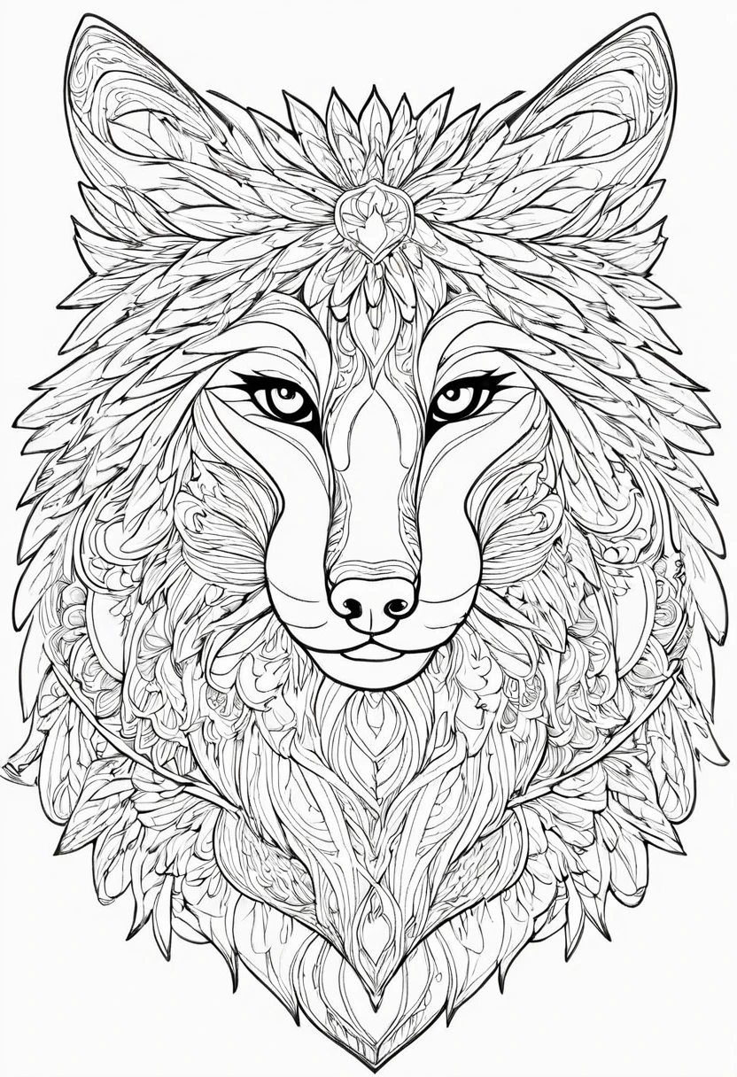 complete image within a margin around the image, leave indentation margin on a coloring page with a random animal coloring in black and white, Coloring book outline, Detailed line art, clean coloring book page, stylized lines, art outline, detailed drawing in 4k, line art coloring page, detailed art, hyper Detailed line art, detailed digital drawing, Coloring Pages, coloring pages, extremely fine linear ink iamgen when centered