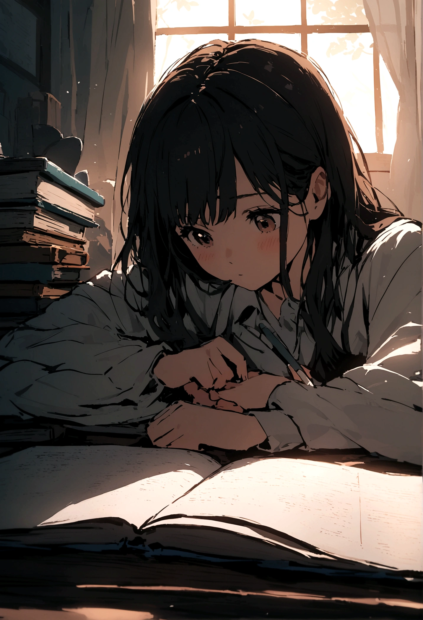 Create a cover for a book, in the middle it will