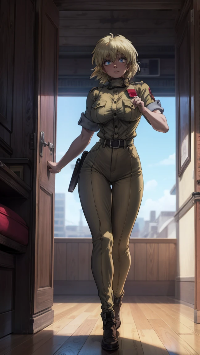 ((dynamic pose)) full shot full body (best quality,4k,8k,highres,masterpiece:1.2),ultra-detailed,, enormous tits ,extremely detailed girl,beautiful detailed eyes,beautiful detailed lips,longeyelashes,leather jacket and pants,angry expression,dynamic pose ,black and white photography,low-key lighting,dark and gritty,urban setting,fierce attitude,action-packed scene,Vivid colors,intense shadows,sharp focus, seras, seras victoria,
