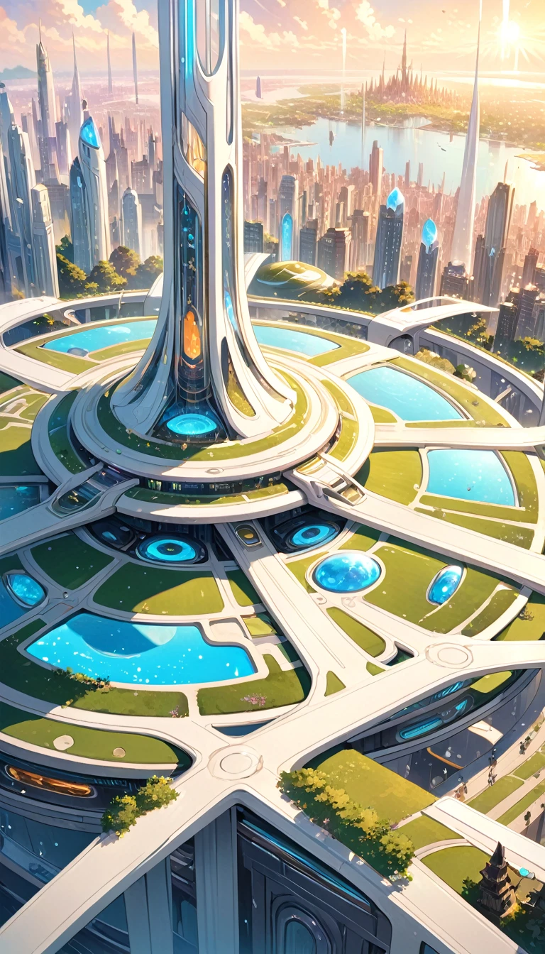 The world of tomorrow, grand details, city