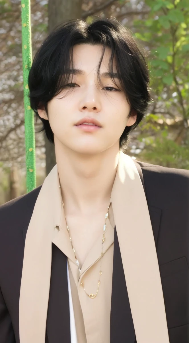 Up close up of a person with black hair, min yoongi, with your hand on the side of your face, min yoongi