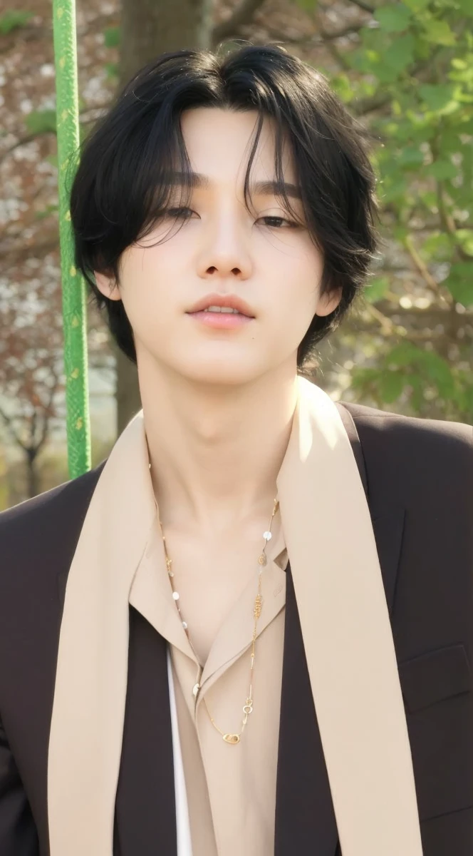 Up close up of a person with black hair, min yoongi, with your hand on the side of your face, min yoongi