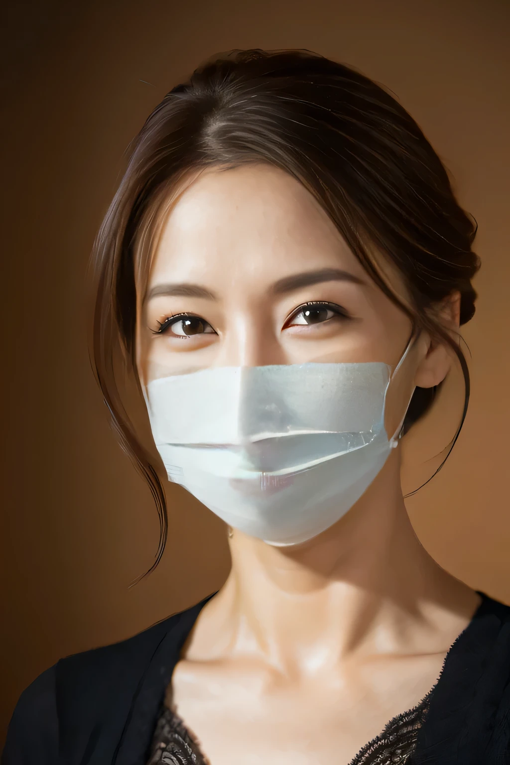 Wearing a surgical mask