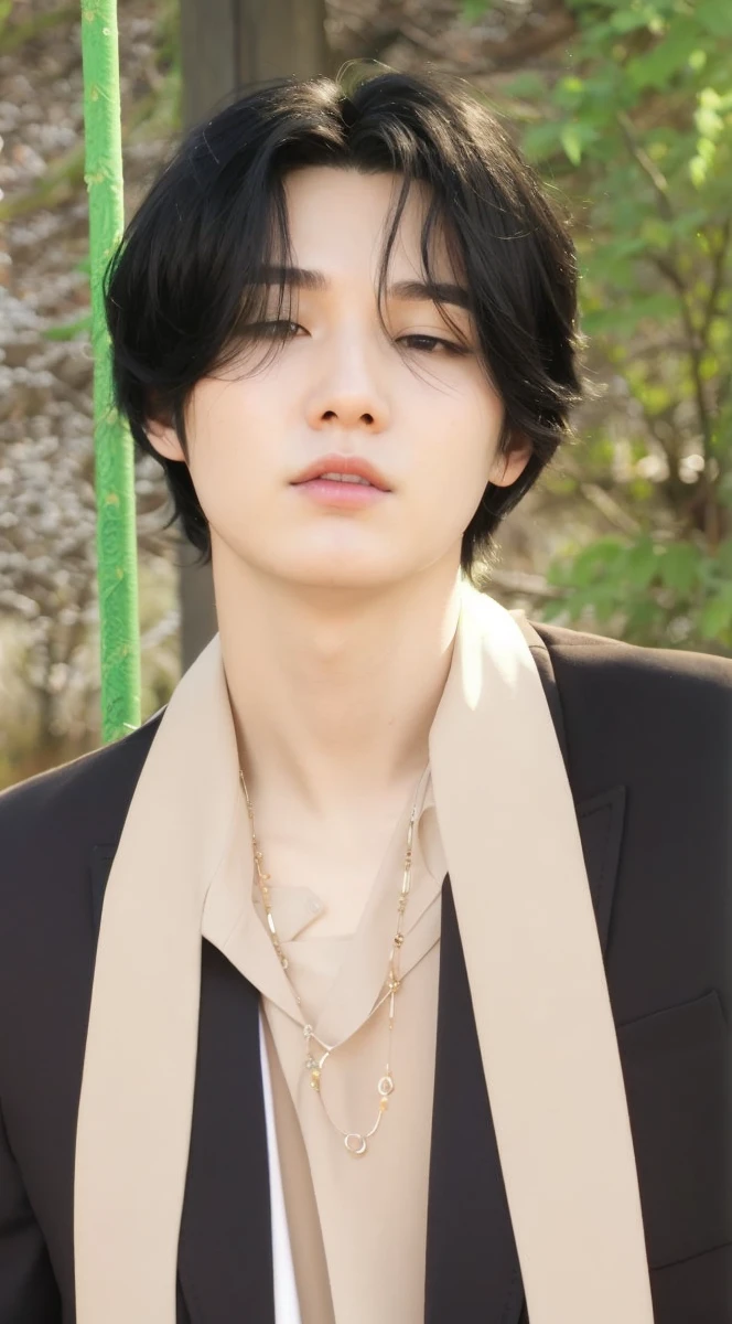 Up close up of a person with black hair, min yoongi, with your hand on the side of your face, min yoongi 