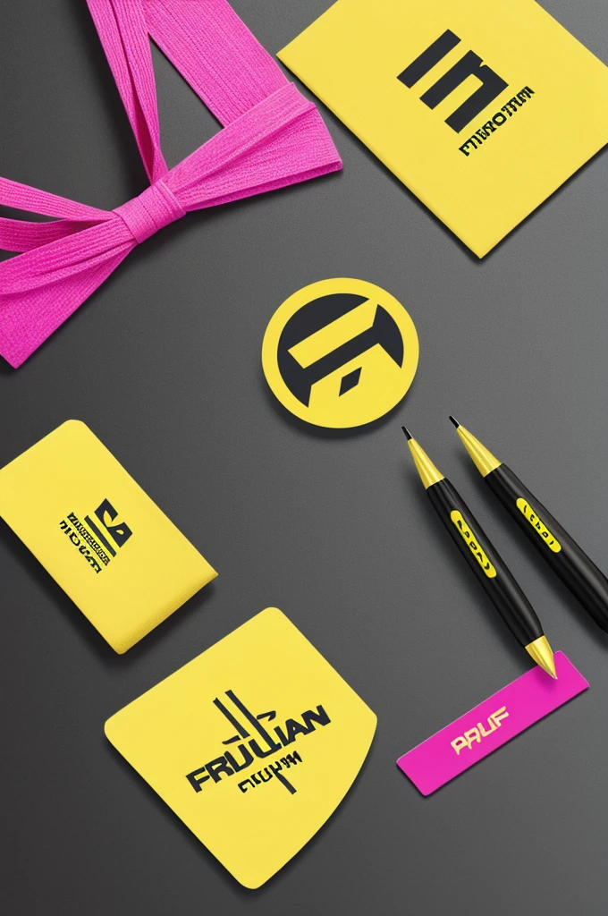 Yellow and Fuchsia Logo Ideas