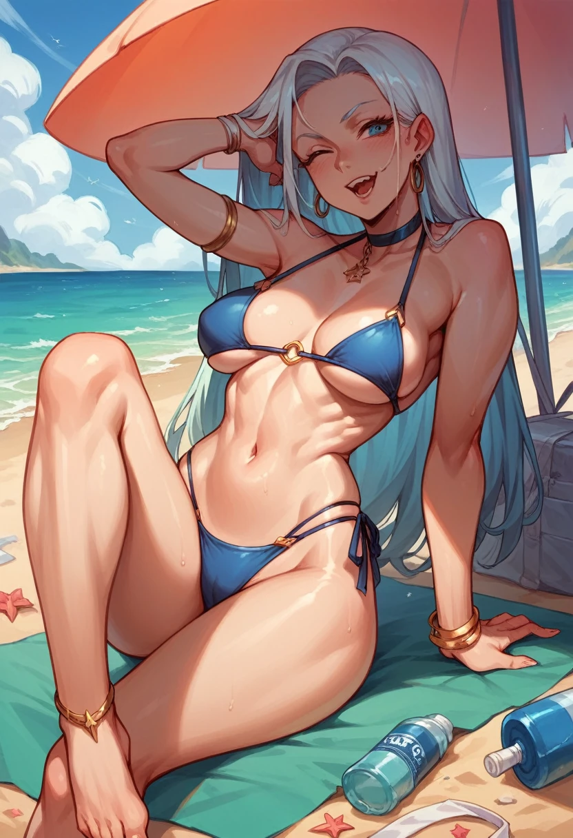 Girls on a beach