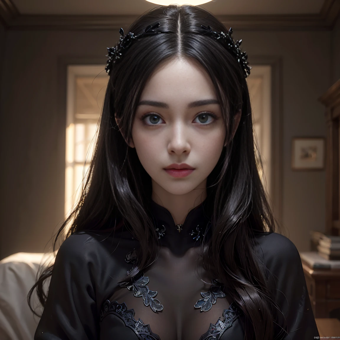 (original) , (very detailed wallpaper) , (best quality) , (masterpiece) , photographic reality, realistic, very detailed illustrations , beautiful eyes, (delicate face) , perfect detail, (best lighting) , (super complex details) , ultra-detailed, , kogal,((selfie)), ((black suit1.5)), , 4K unified, (super detailed CG: 1.2) , (8K: 1.2) , realistic, octane rendering