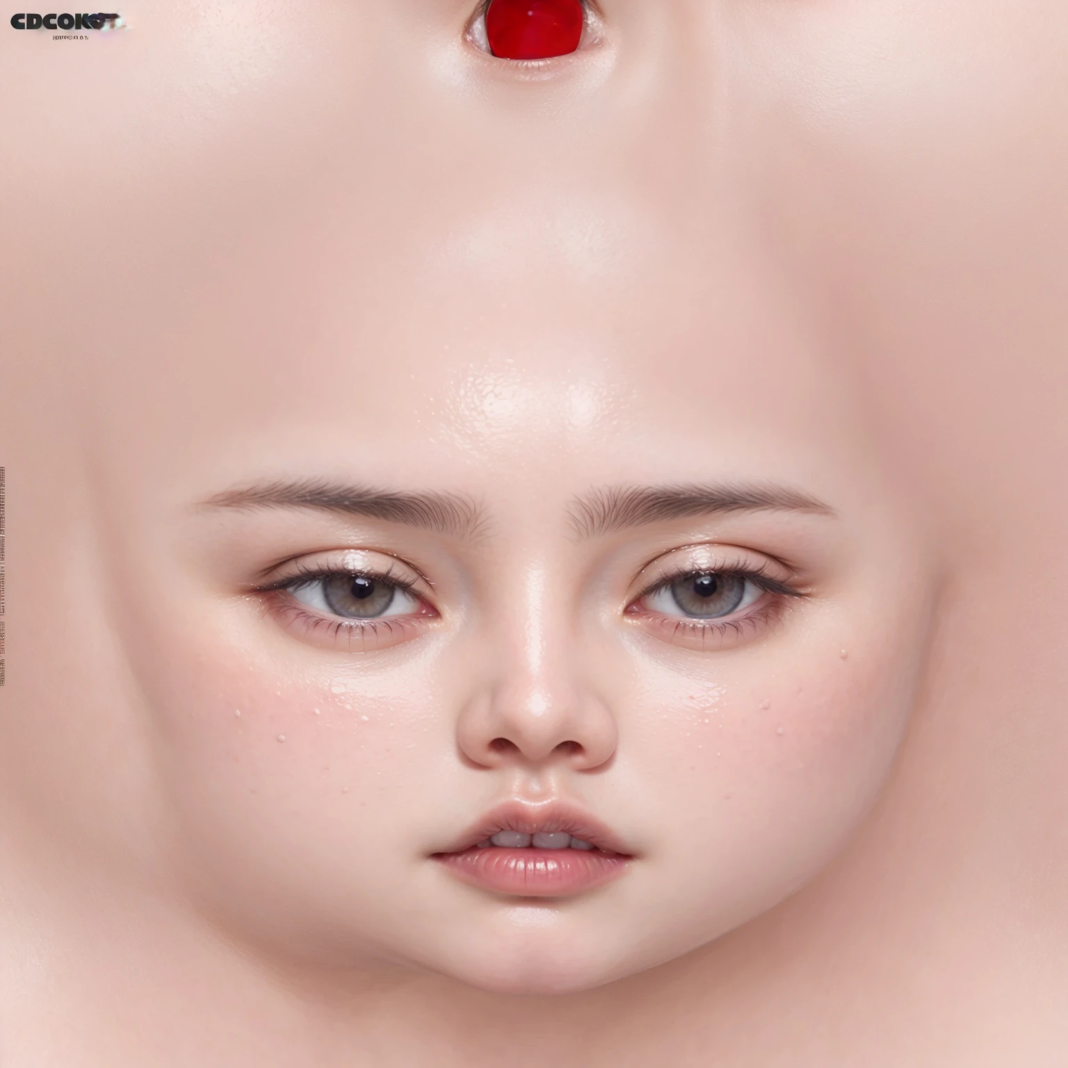 8k resolution, thick brows, pores, realistic, glossy skin, no lashes, high quality, high display