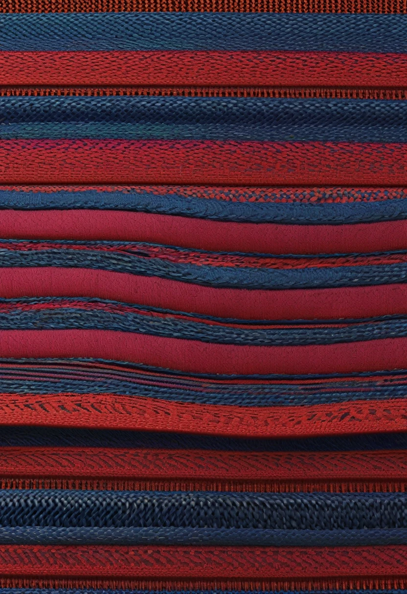 thread becoming interwoven jacquard nylon with cotton webbing, render, 8k