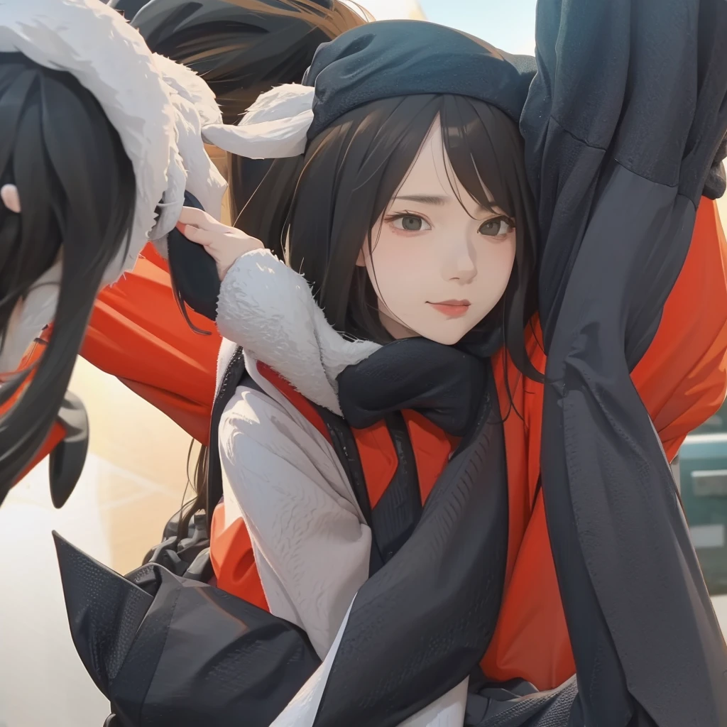 chainsaw denji Man wearing a ushanka from the soviet union
