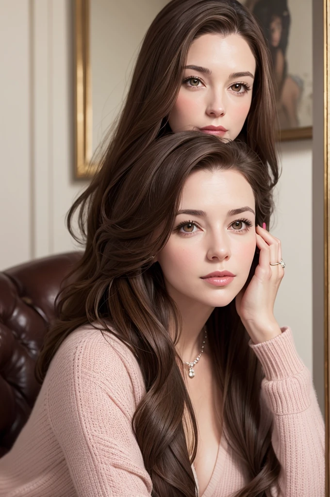 Katharine Sheffield had a very pleasant appearance, with voluminous brown hair and dark eyes. The skin was clear, the lips, pink, and she had an air of confidence that Anthony couldn't help but find attractive..