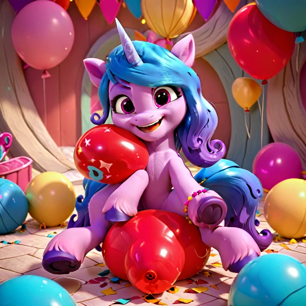 score_9, score_8_up, score_7_up, score_6_up, score_5_up, score_4_up,
female, Izzy Moonbow, solo, looner, nonpop, balloon nonpop, detailed background, party, selfie, fanservice, plot, balloon fetish, balloon support, 3d, hd, 4k, solo,
safe, rating safe,
spread legs, plot, blowing up balloons, balloon blowing, wide hips, arched back, overinflated balloon, tight balloon, necked balloon, translucent balloon, white star print on balloon, balloon inflation, bouncing, squeaking, noisy, loud,
My Little Pony: Make Your Mark, My Little Pony: A New Generation, cinematic, dynamic angle, depth of field, bloom, subsurface scattering