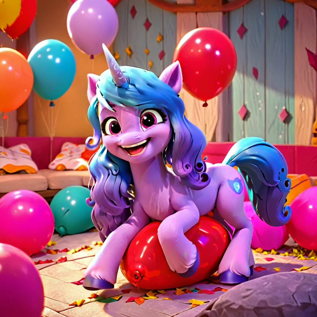 score_9, score_8_up, score_7_up, score_6_up, score_5_up, score_4_up,
female, Izzy Moonbow, solo, looner, nonpop, balloon nonpop, detailed background, party, selfie, fanservice, plot, balloon fetish, balloon support, 3d, hd, 4k, solo,
safe, rating safe,
spread legs, plot, blowing up balloons, balloon blowing, wide hips, arched back, overinflated balloon, tight balloon, necked balloon, translucent balloon, white star print on balloon, balloon inflation, bouncing, squeaking, noisy, loud,
My Little Pony: Make Your Mark, My Little Pony: A New Generation, cinematic, dynamic angle, depth of field, bloom, subsurface scattering