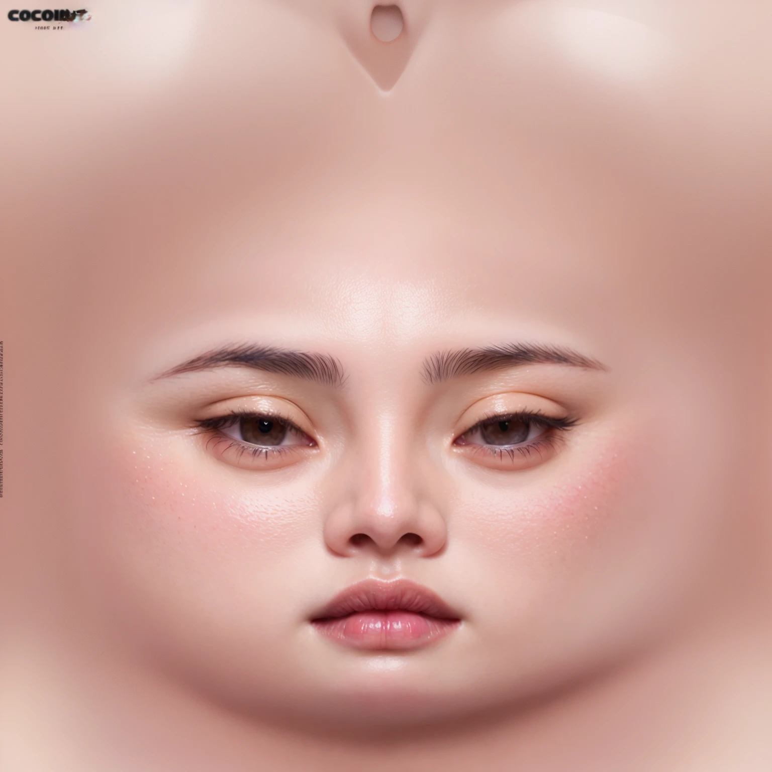 8k resolution, thick brows, pores, realistic, glossy skin, no lashes, high quality, high display