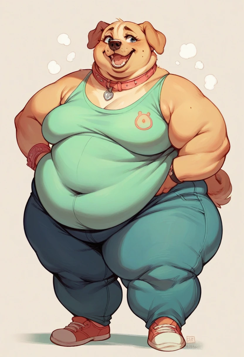 Fat ssbbw obese globen retriever 