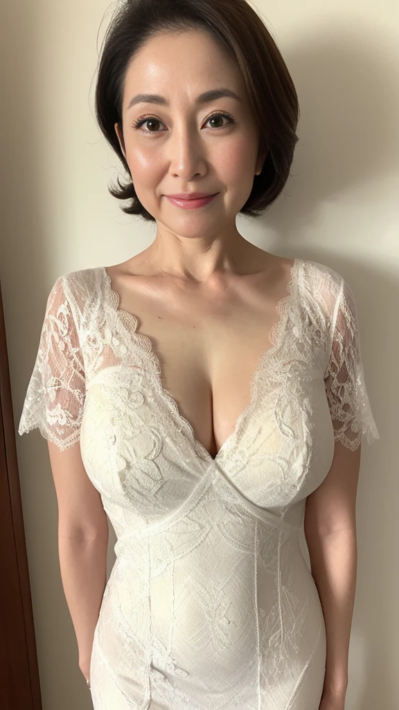 Remove Background, gravure, Looking Ahead, China dress, From the chest up, masterpiece, Highest quality, Super detailed, Realistic, Highly detailed skin, Perfect Anatomy, (1 Japanese Mature), (alone), 100 years old, Large Breasts, Mature female politician, Glamour, Sexy, Chromo White Skin, View your viewers