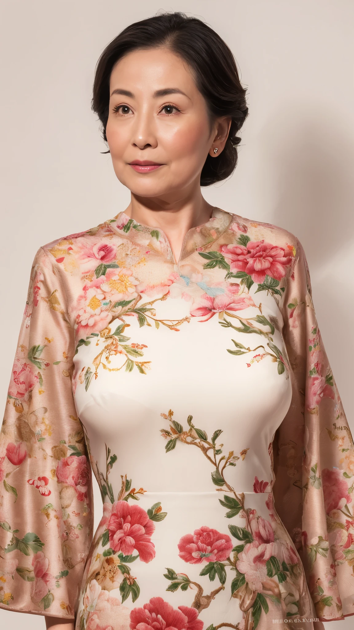 Remove Background, gravure, Looking Ahead, Chinoiserie, From the chest up, masterpiece, Highest quality, Super detailed, Realistic, Highly detailed skin, Perfect ???????, (chinese mature woman), (alone), 100 years old, Large Breasts, Mature female politician, Glamour, Sexy, Chromo White Skin, View your viewers
