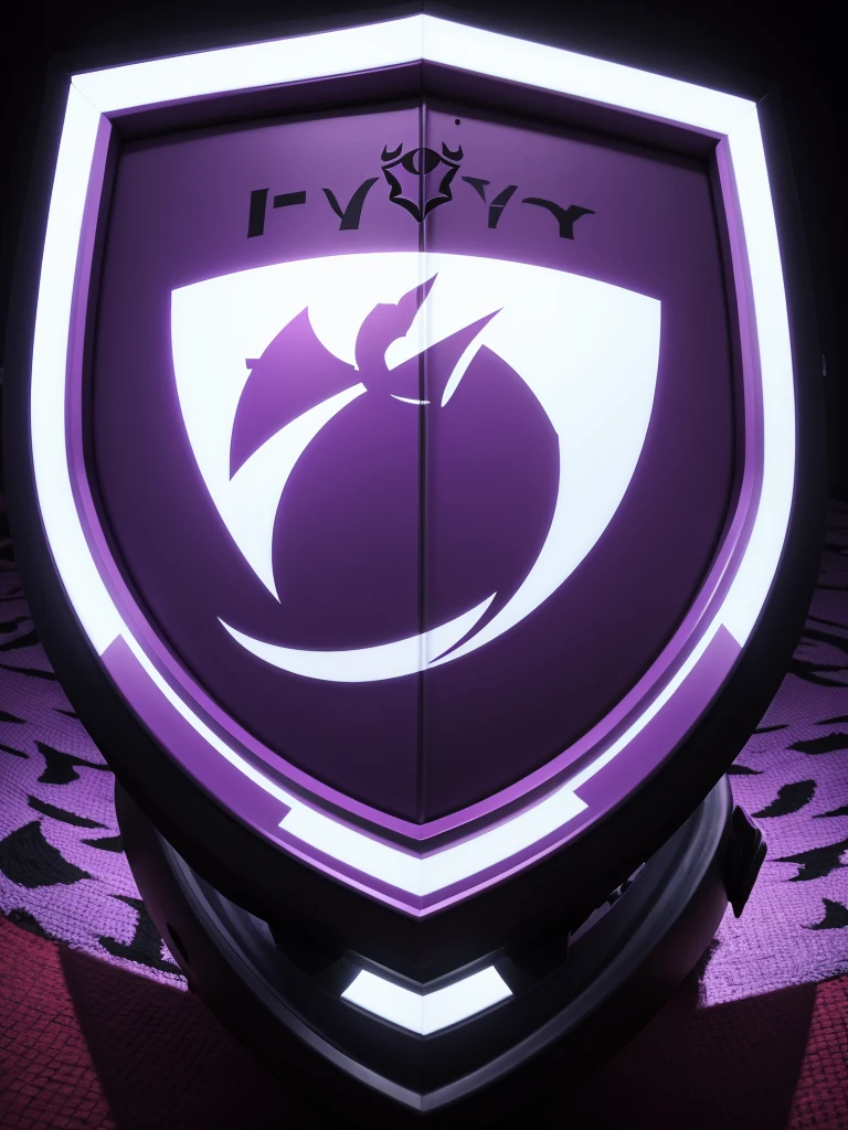 Purple football shield with the name being fury fc 