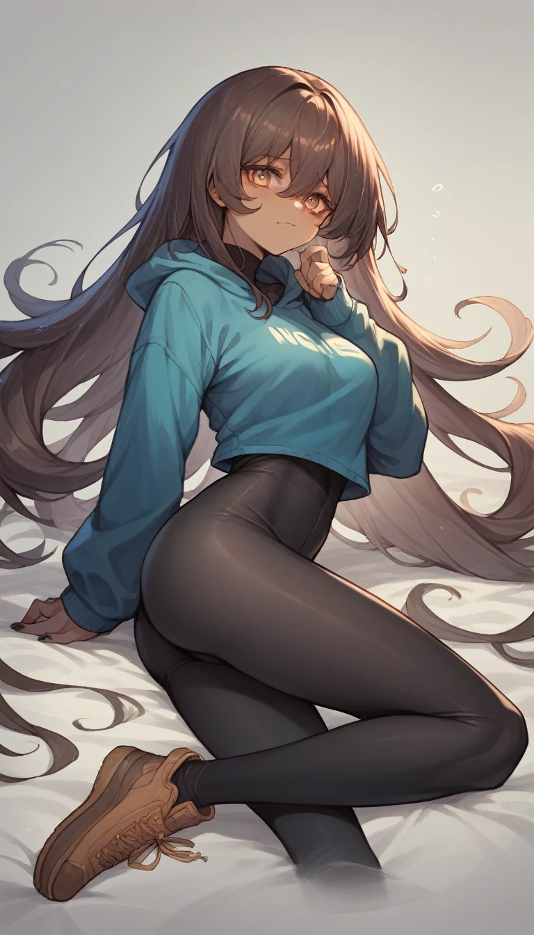  Noir (nod)  uma leggings foto 4k