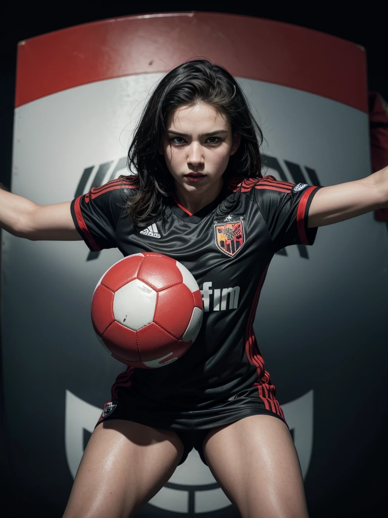 Football shield with the name being fury fc