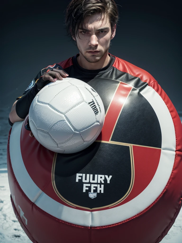 Football shield with the name being fury fc