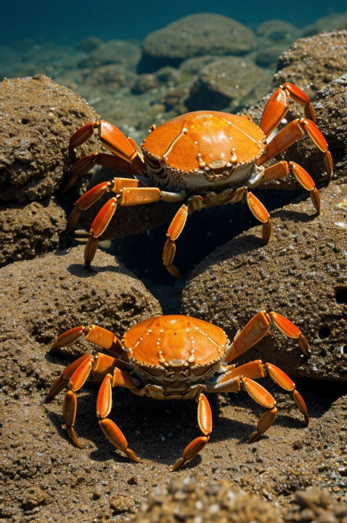 A humanoid crab
