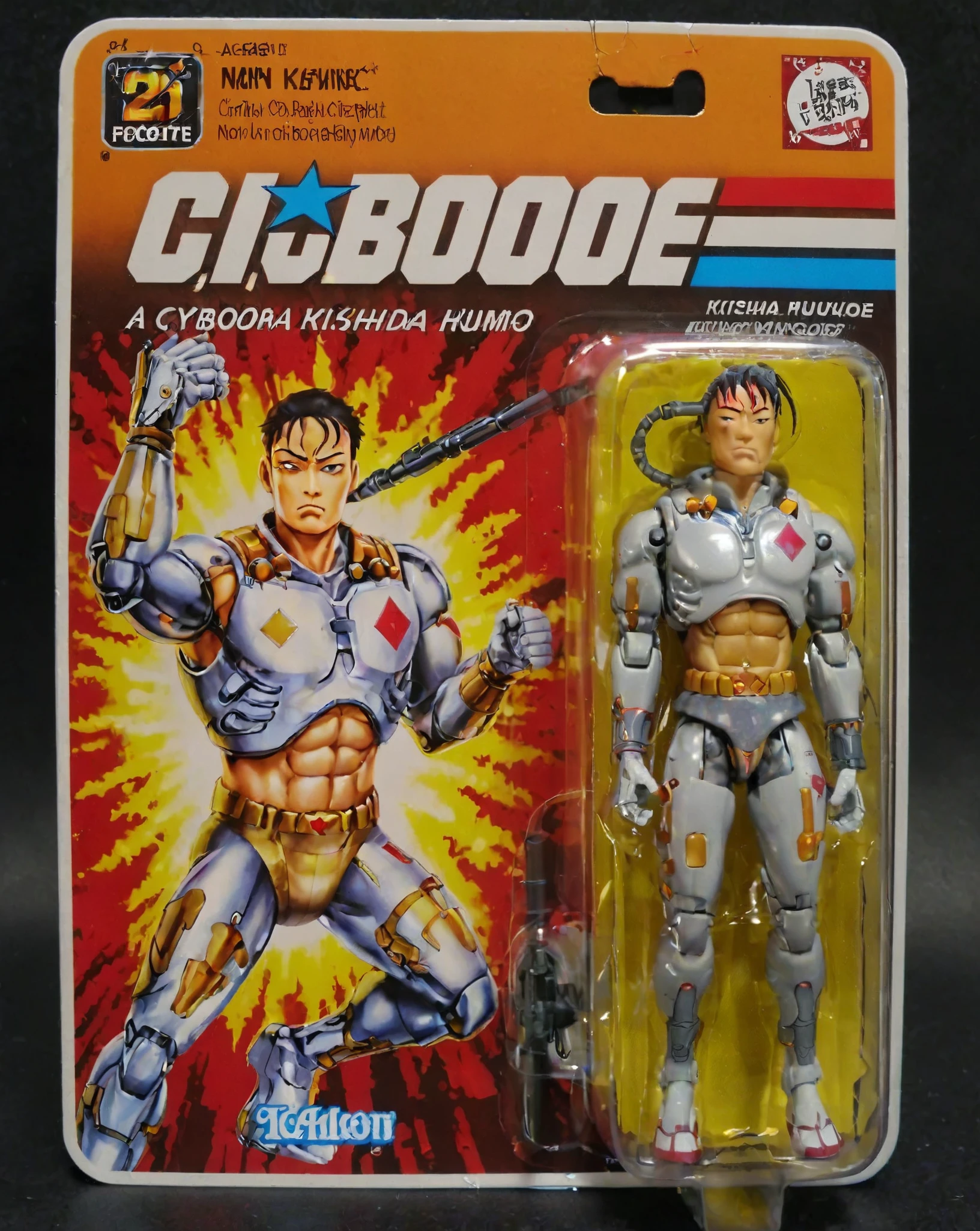 action figure, package toy, cyborg as Kishida humio
