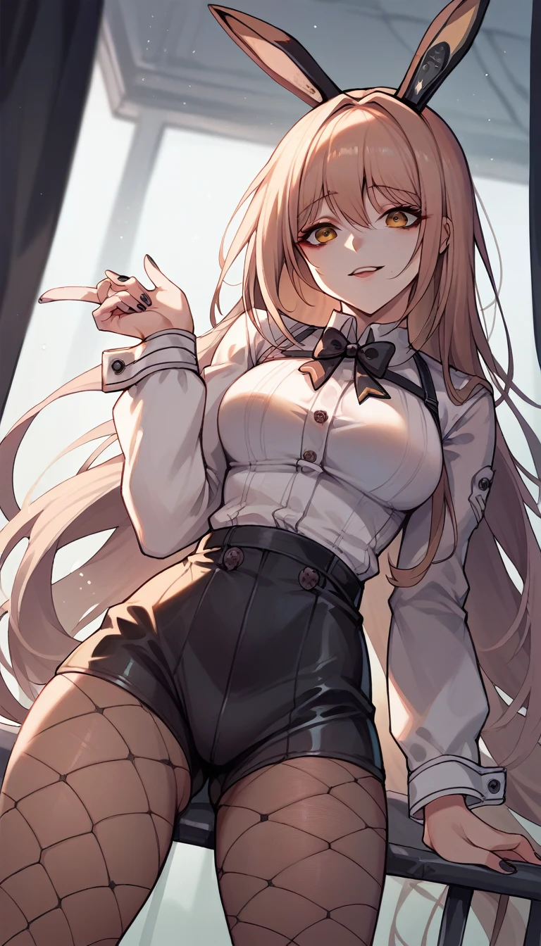 Noir (NIKKE) bunny black