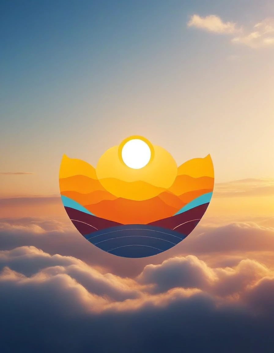 LOGO simplistic sunrise