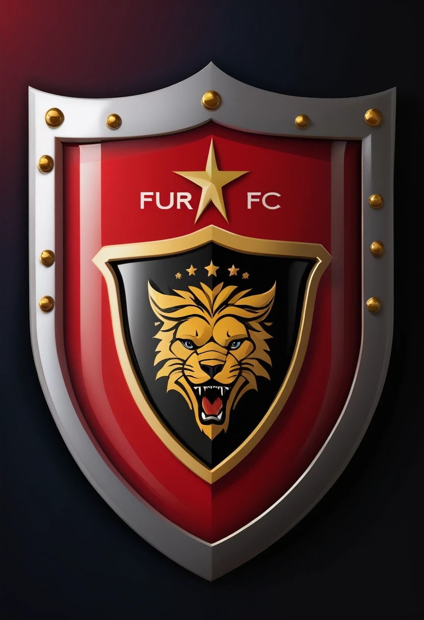 Football shield with the name Fury FC 