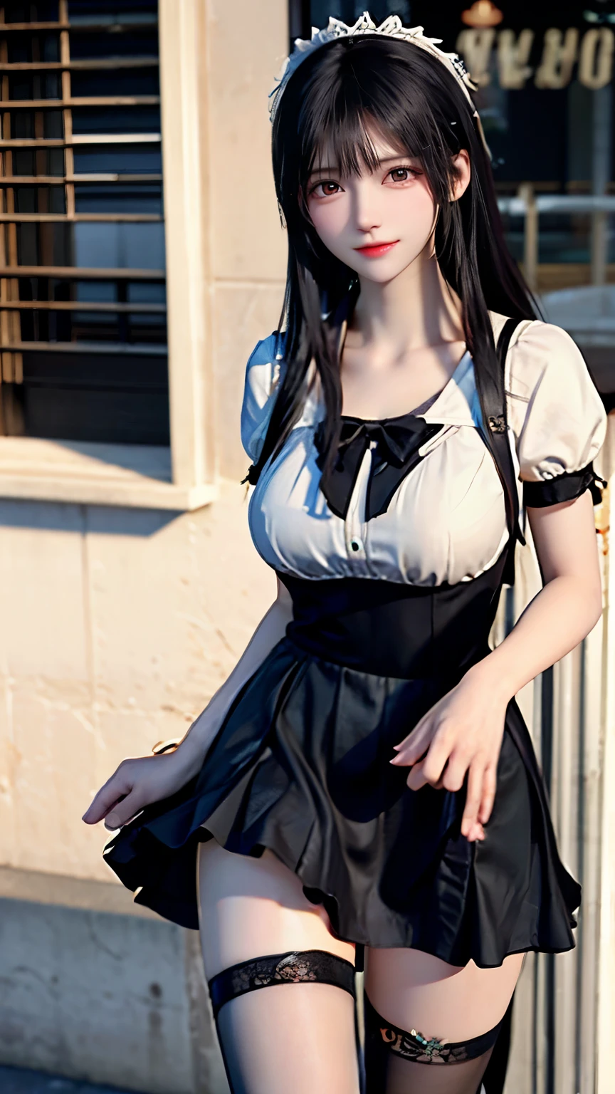(Very delicate and beautiful:1.2)super model,,Big Breasts,Beautiful breasts,voluptuous,【bike shorts】,,【3girls】,,Highest quality, High resolution, 8K,Kick in a hurry,Maid clothes,mini skirt.Three Girls