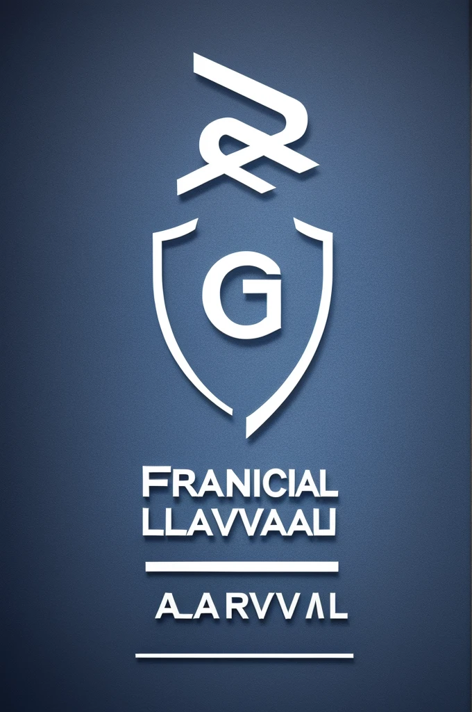 Realistic financial lawyer logo 