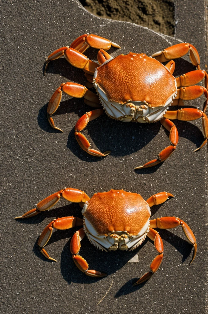 A crab that looks human 