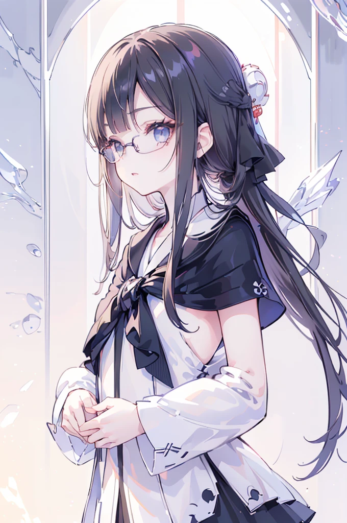 (1 Girl with Glasses:1.3, alone), (Audrey Hepburn:1.3), (Very pretty and beautiful Japanese woman), (Sexy Girls), (Professional sheer clothing:1.3),(From below:1.3), (Low - Angle:1.3), (Shot on the ground:1.3), (Top girl:1.3), (腕のbehind、behind、Between the legs:1.3), (Attractive random poses:1.3), (In a Queen Room:1.3), (Staring at you:1.3), break, (Bobble Ponytail:1.3), (光沢のある黒いthin髪:1.2), bangs, Dark brown eyes, Beautiful Eyes, Princess Eyes, (Big eyes:1.3), bangs, Wear glasses:1.3, Hair between the eyes, short hair:1.3, (thin:1.1), (Small Medium Breasted:0.95), (thinウエスト: 1.15), (Detailed beautiful girl: 1.4), Parted lips, Red lips, Full make-up face, (Glowing Skin), ((Perfect female body)), (Upper body image:1.3), Perfect Anatomy, Perfect proportions, (The most beautiful faces of Korean actresses:1.3, Very cute and beautiful face of Japanese actress:1.3), break, (Show Viewer, Wearing a see-through high school girl uniform, (Sheer sailor shirt with insanely detailed collar:1.3, Long sleeve:1.3), (Black Box Skirt:1.3), Fine clothes, break, (Detailed elegant queen room background:1.2), (Dark Background), (Studio Soft Lighting: 1.3), (Fake Light: 1.3), (Backlight: 1.3), break, (Realistic, Realistic: 1.37), (masterpiece, Highest quality: 1.2), (Ultra-high resolution: 1.2), (RAW Photos: 1.2), (Sharp focus: 1.3), (Face focus: 1.2), (Super detailed CG unified 8k wallpaper: 1.2), (Beautiful Skin: 1.2), (White skin: 1.3), (Hyper Sharp focus: 1.5), (Ultra Sharp focus: 1.5), (Beautiful pretty face: 1.3), (Ultra-detailed backgrounds, Detail Background: 1.3), Ultra Realistic Photo, Hyper Sharp Images, Hyper detailed image,(((NSFW))) (((Long black hair))) (((infant))) ((())) ((((Completely naked))))