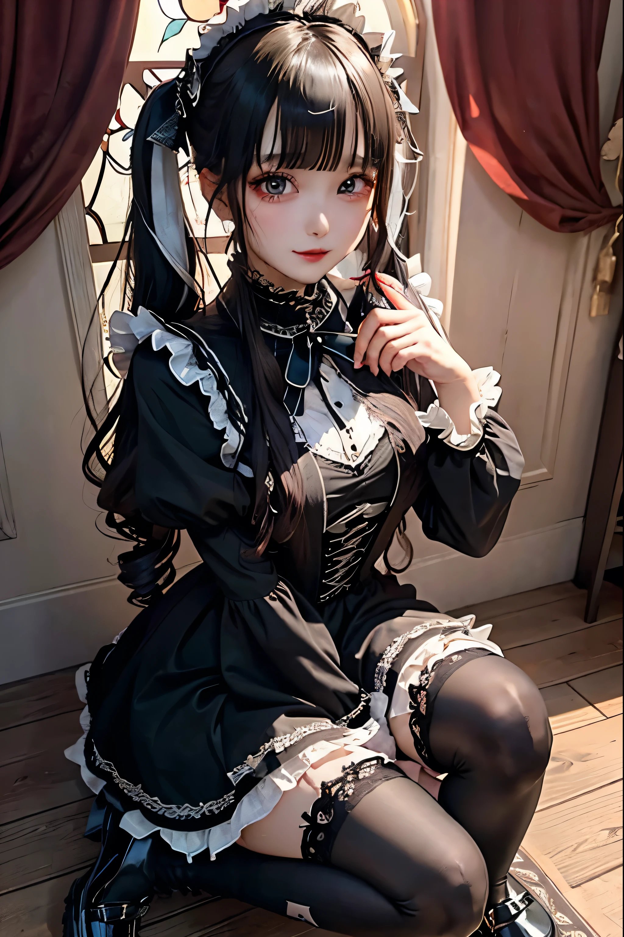 Hard Dark Gothic Makeup、Black dark eyeshadow、sad、Good skin radiance、Dark Gothicメイク、Dark smile、palace、The beauty of fragrance、24-years-old、Expression of intense sexual pleasure、Embarrassed look、Dark Gothic、Highest quality、Expression of sexual pleasure amid suffering、Drunk face、紫のMaid clothes、Mysterious、Noble、The face of someone holding it in the toilet、sexy、Loving smile、Twin tail hair、Right blue eye, Left eye is red、Super tempting pose、Platform Heel Shoes、Heavy makeup、Gothic ta clothes、Silver Hair、Long Hair Straight Hair、Cute Gothic Loliress、Beautiful Face、elegant features、Attractive face、Stained glass is the background、Chest glistening with sweat、The room is dark、goth long dress、Bell Sleeves、Wizard Sleeve、Decadent look、Sexually excited expression、Glossy thighs wet with water、Thighs that are wet and shiny with oil、Background of a room full of roses、sad expression、Rose Maiden、The embroidery is pink、The dress has pink embroidery.、Thigh-high socks、Knee-high socks、Gentle expression、Dark black eyeshadow、Stained glass and rose background、thighs are a little thin、Female Duo、Female couple、dark church background、Stained glass、Black metal world、Dark Castle、Dark Room、Slender body、gothic long dress、Victorian dress、Small breasts、Hold the wine in your right hand、Hold the lantern in your left hand、pantyhose、The bed is covered with roses、Lying in bed、Her thighs are shining with sweat、My body is wet and shiny、Lots of glitter on the thighs、sweating、My thighs are sticky from sweating、Sweat glistening on my thighs, The whole body is sweaty and shiny、I sweated a lot.、My thighs are sweaty、My thighs are wet、My thighs are shining with sweat、A lot of sweat glistening all over the body、Slender body、Put your head on the pillow、Sleeping on a bed、Beautiful legs、Stretch your legs、