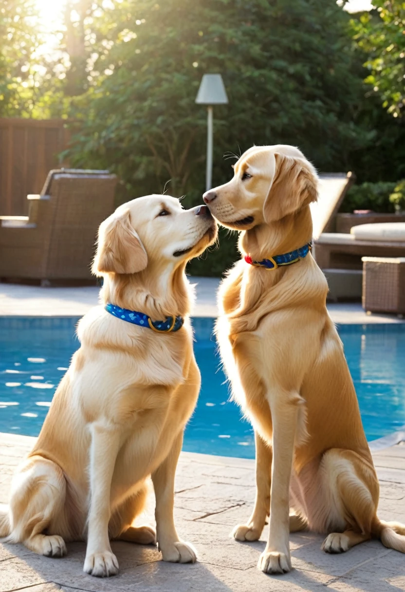 Sexy globen retriever pixar animated bikini kiss