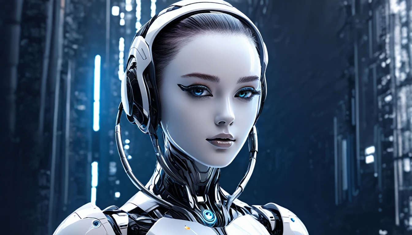 ai robot girl futuristic